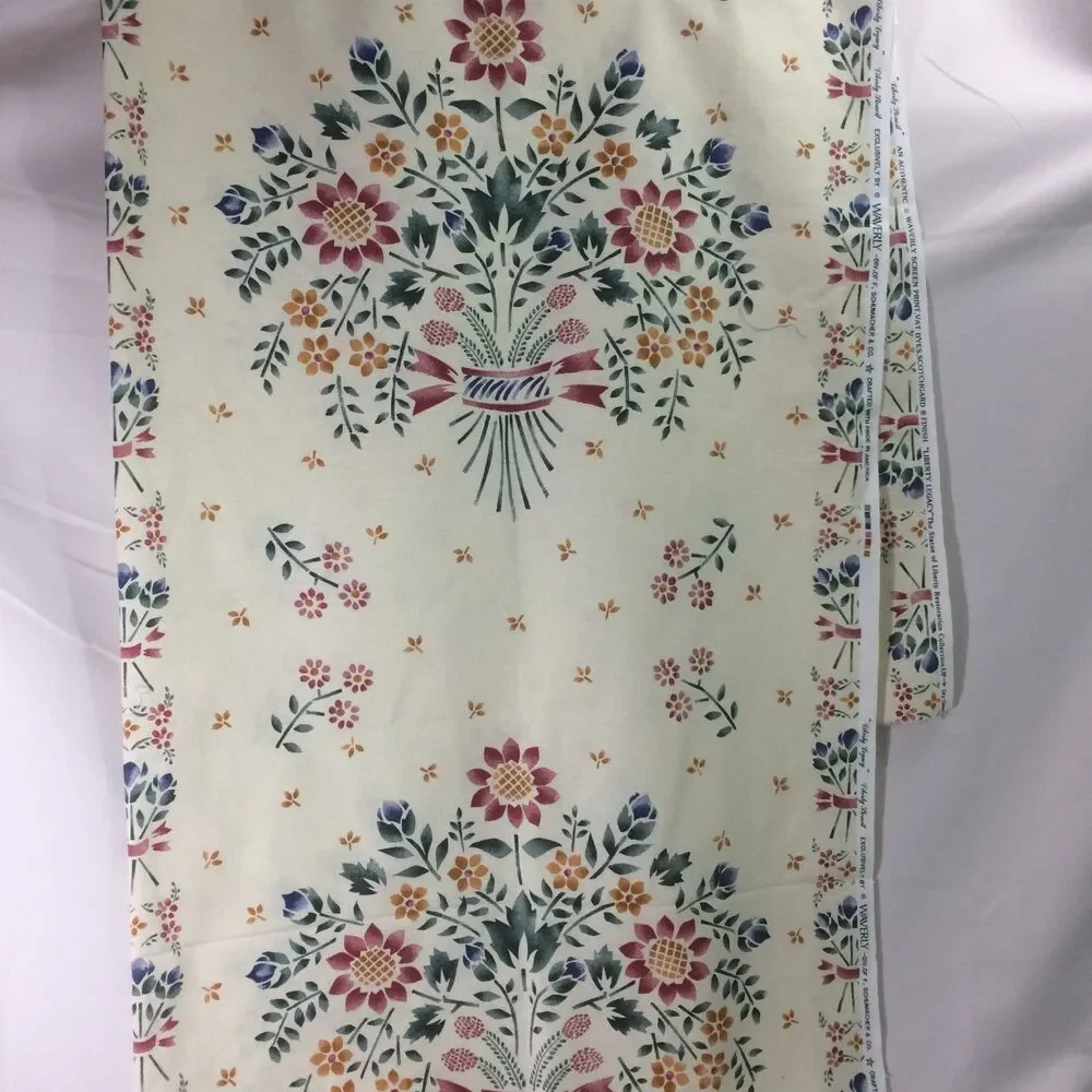 Vintage Waverly Liberty Legacy Floral Fabric 2 Yards 56